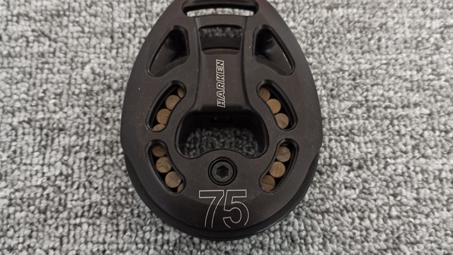 Poulie 75mm Harken black magic NEUVE 
