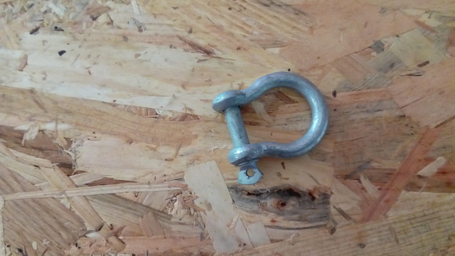Manille lyre acier galvanisé