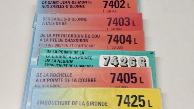 Cartes Marines SHOM Cote Atlantique
