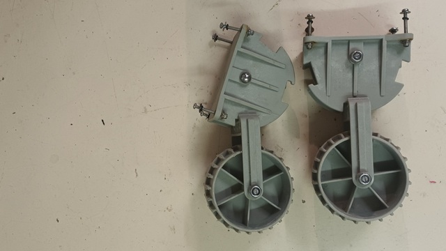 Roues rétractables pour annexe