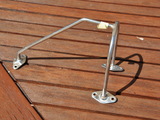 Recherche echelon de mat en fil d'inos avec platines à 2 rivets 