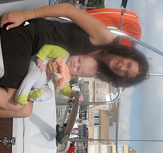 Famille en voyage