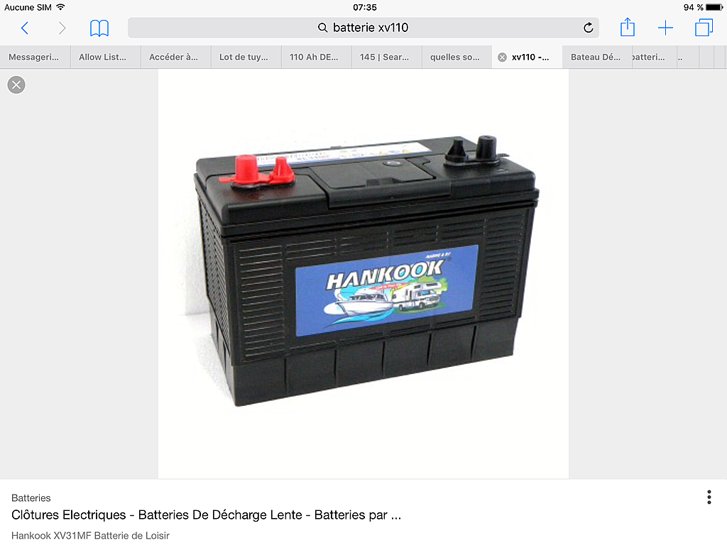 Batterie 100 110 Ah Vendue Sous Differentes Marques Trouver Le