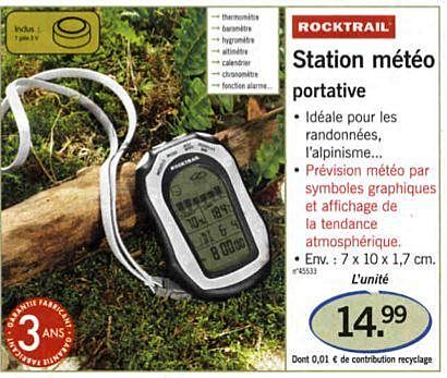 Station météo LA CROSSE TECH WD9530 BLANCHE Pas Cher 